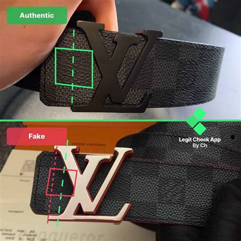 louis vuitton belt real and fake|louis vuitton belt authenticity check.